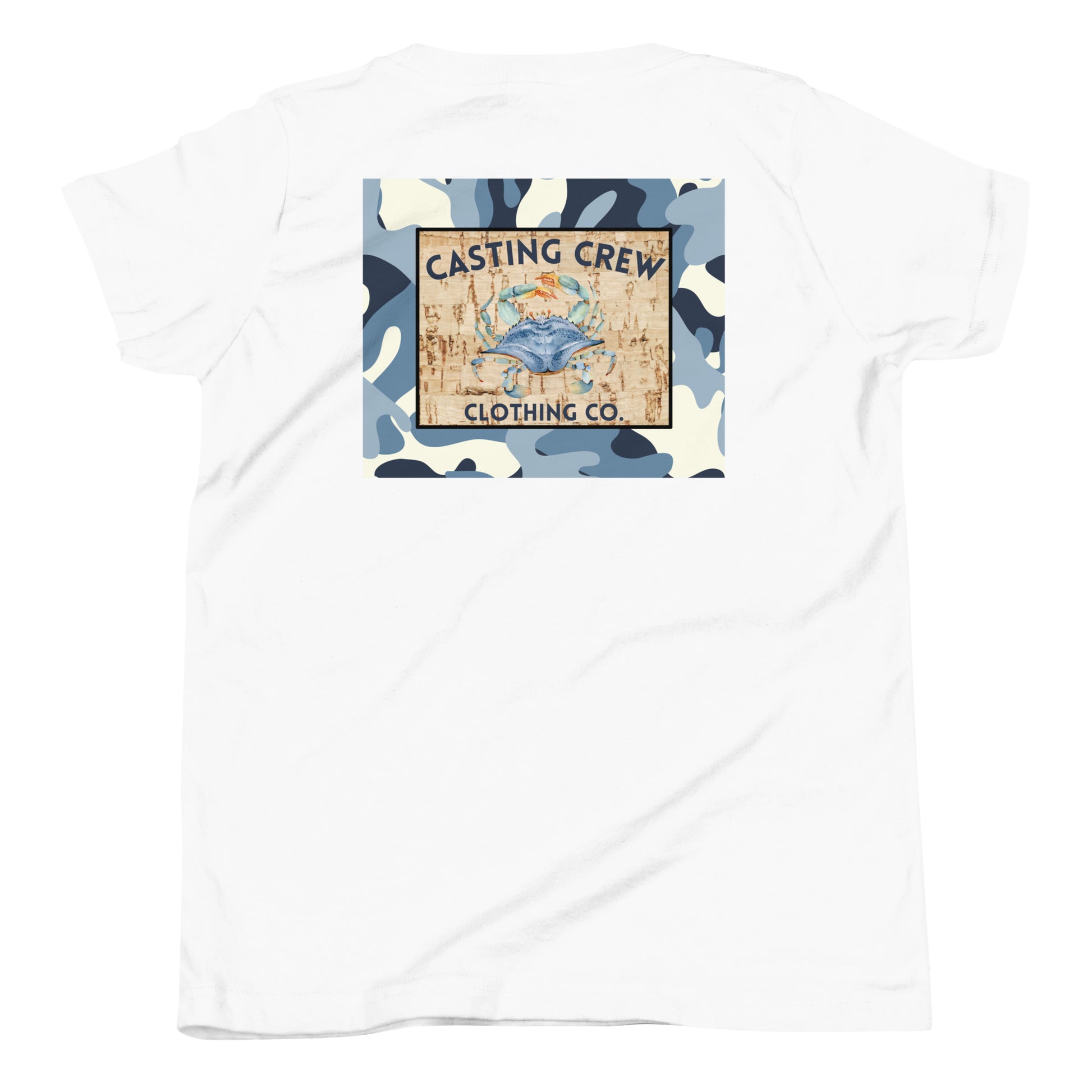 Youth Camo-Crab Fishing Shirt - Casting Crew