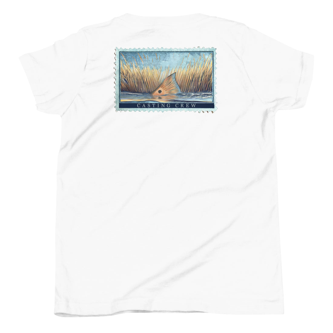 Drum Stamp Fishing Youth Shirt - Casting Crew