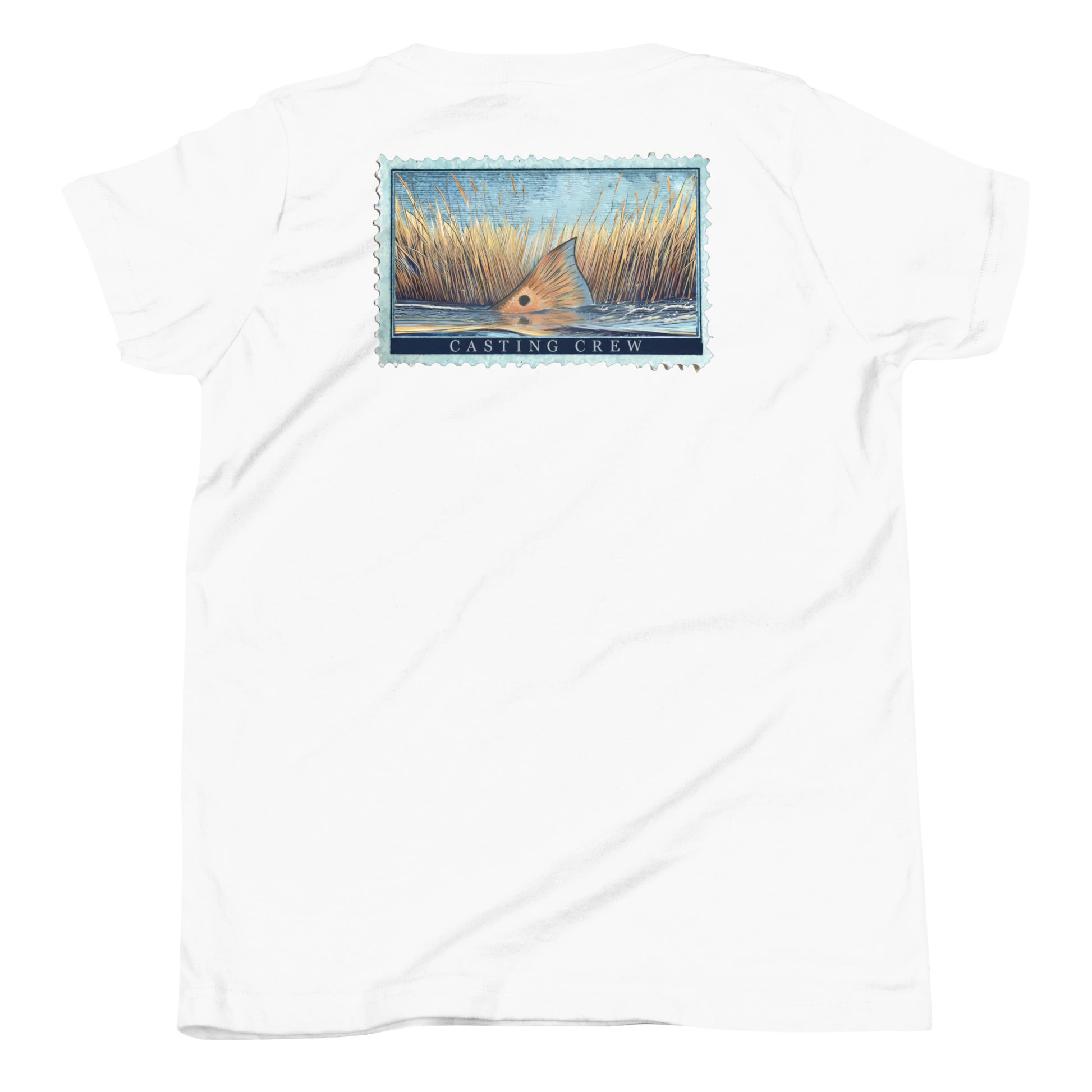 Drum Stamp Fishing Youth Shirt - Casting Crew