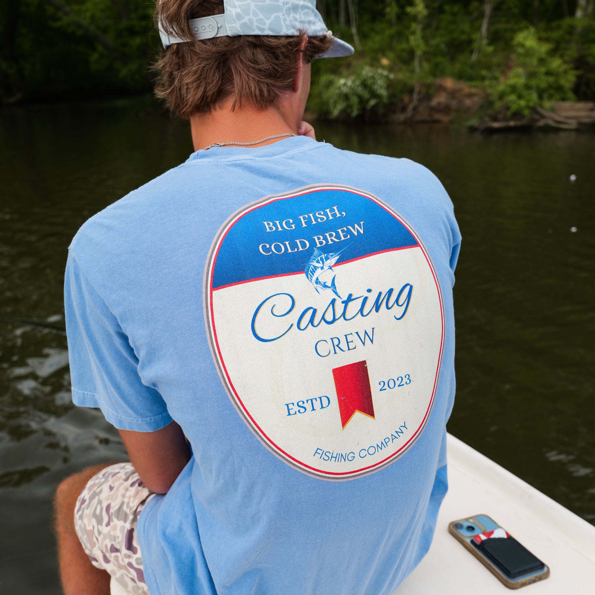 Beer Label Fishing Shirt