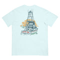 Blue Boat Day Fishing Shirt, Back side