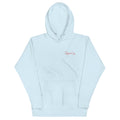 Blue boat day fishing hoodie, Front view