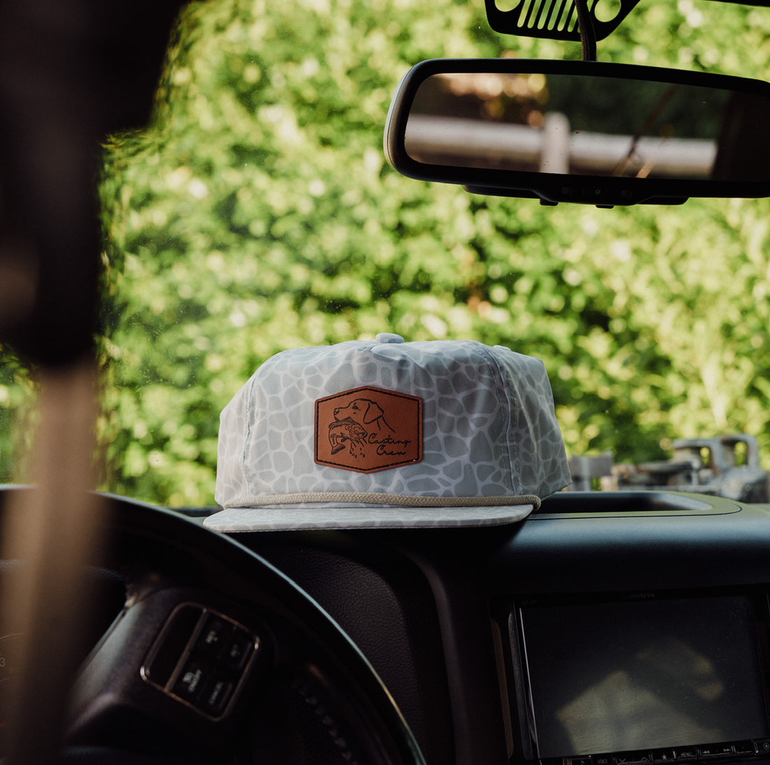 Dog-Bass Arctic Camo Hat