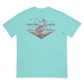 Casting Crew Blue Lagoon Pelican Perch Fishing Shirt, Back View