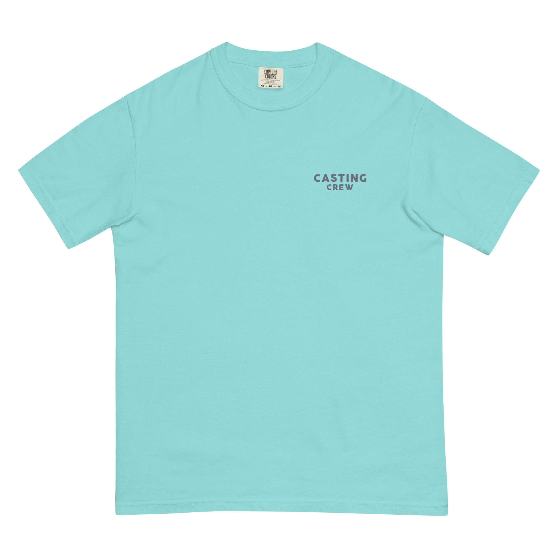 Casting Crew Blue Lagoon Pelican Perch Fishing Shirt, Front View