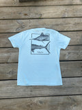 Casting Crew Blue Marlin Fishing Shirt, Dock back view