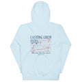 Casting Crew Blue USA Fishing Hoodie, Back View
