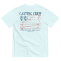 Casting Crew Blue USA Fishing Shirt, Back view