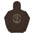Casting Crew Dark Chocolate Lobster Hunter Fishing Hoodie, Back View
