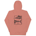 Casting Crew Dirty Rose Marlin Fishing Hoodie, Back View
