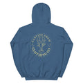 Casting Crew Indigo Blue Lobster Hunter Fishing Hoodie, Back View