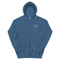 Casting Crew Indigo Blue Presidential Fishing Hoodie, Front View
