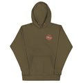 Casting Crew Military Green Cast n' Catch Bass Fishing Hoodie, Front view