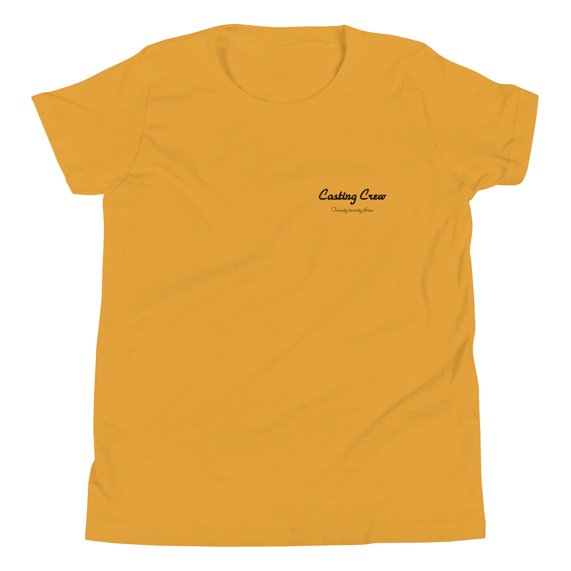 Casting Crew Mustard Youth Marlin Fishing Shirt, Front View