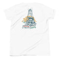 Casting Crew White Youth Boat Day Fishing Shirt, Back View