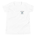 Casting Crew White Youth Camo-Crab Fishing Shirt, Front View