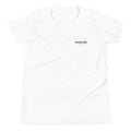 Casting Crew White Youth Pier-Side Fishing Shirt, Front View