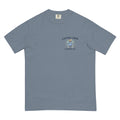Dark Blue Casting Crew Camo Crab Fishing Shirt, Front View