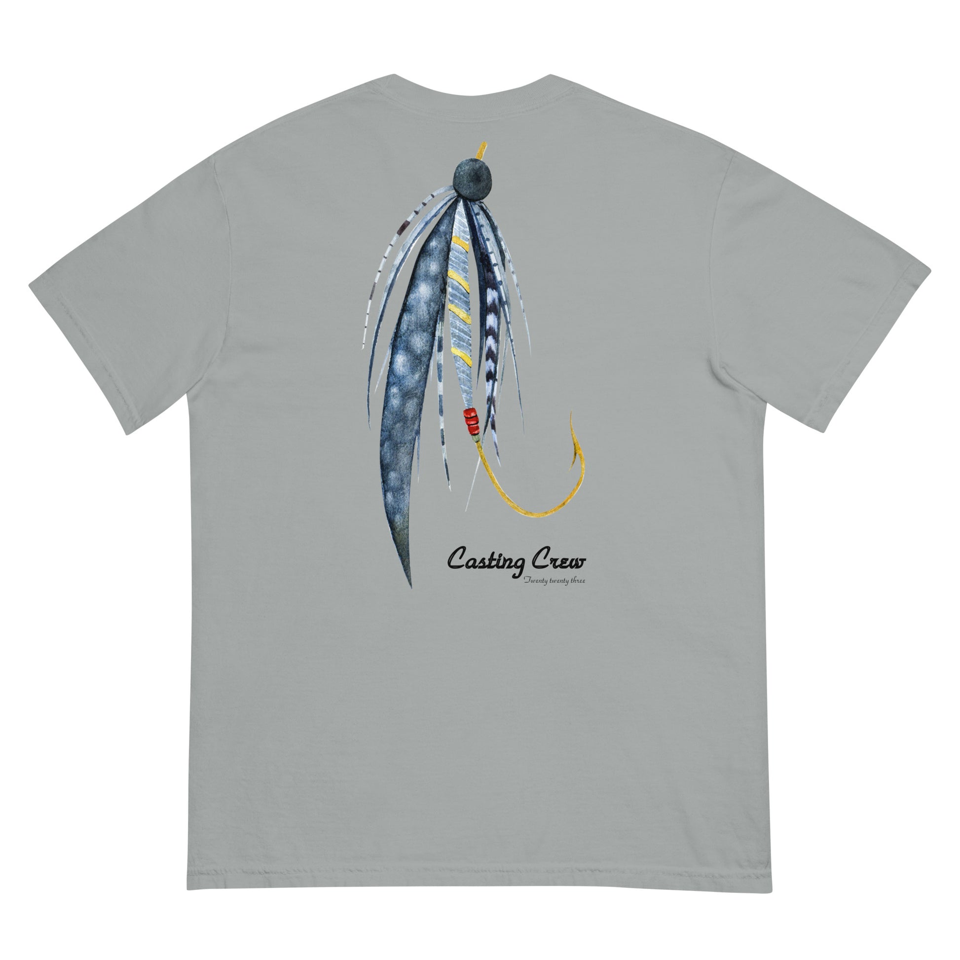 Granite Casting Crew Jiggin fishing shirt, back view