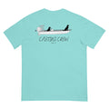 Lagoon Blue Casting Crew All Paws on Deck Fishing Shirt, Back view