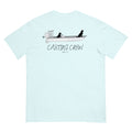 Light Blue Casting Crew All Paws on Deck Fishing Shirt, Back view