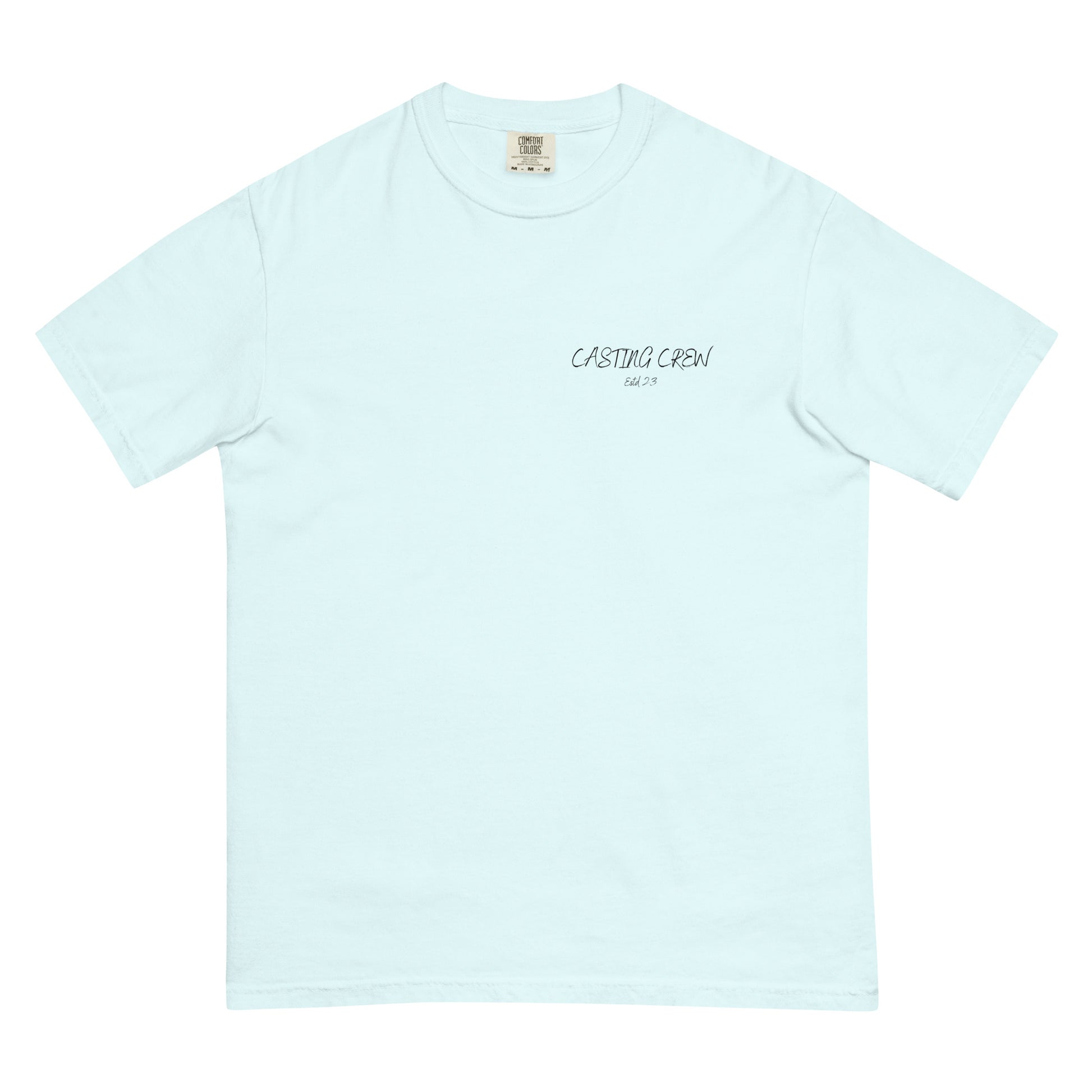 Light Blue Casting Crew All Paws on Deck Fishing Shirt, Front view