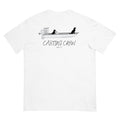 White Casting Crew All Paws on Deck Fishing Shirt, Back view