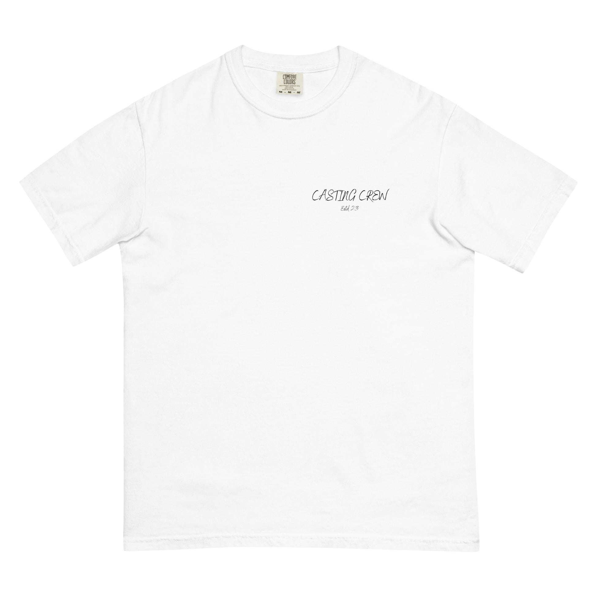 White Casting Crew All Paws on Deck Fishing Shirt, Front view
