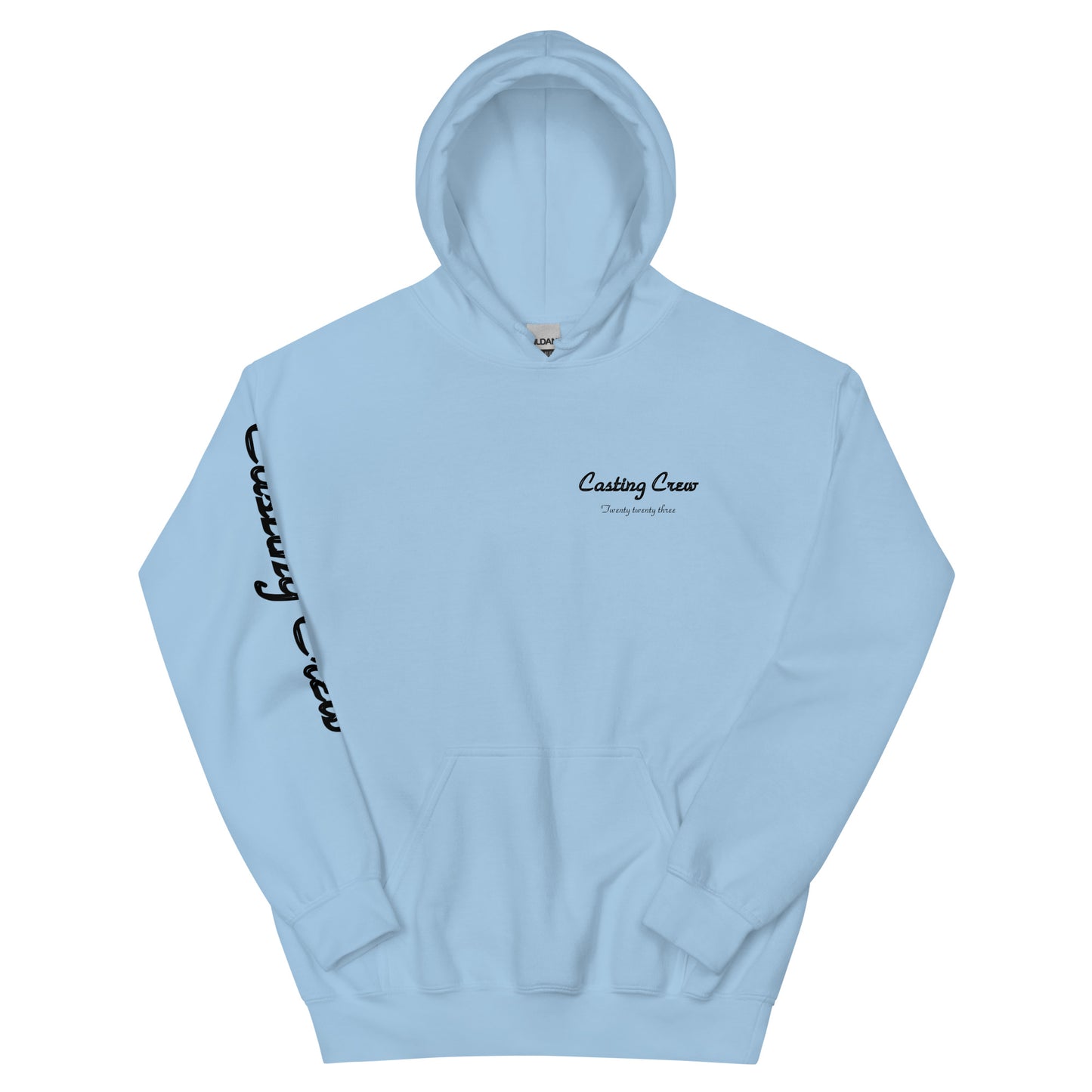 Casting Crew Blue Marlin Fishing Hoodie Front