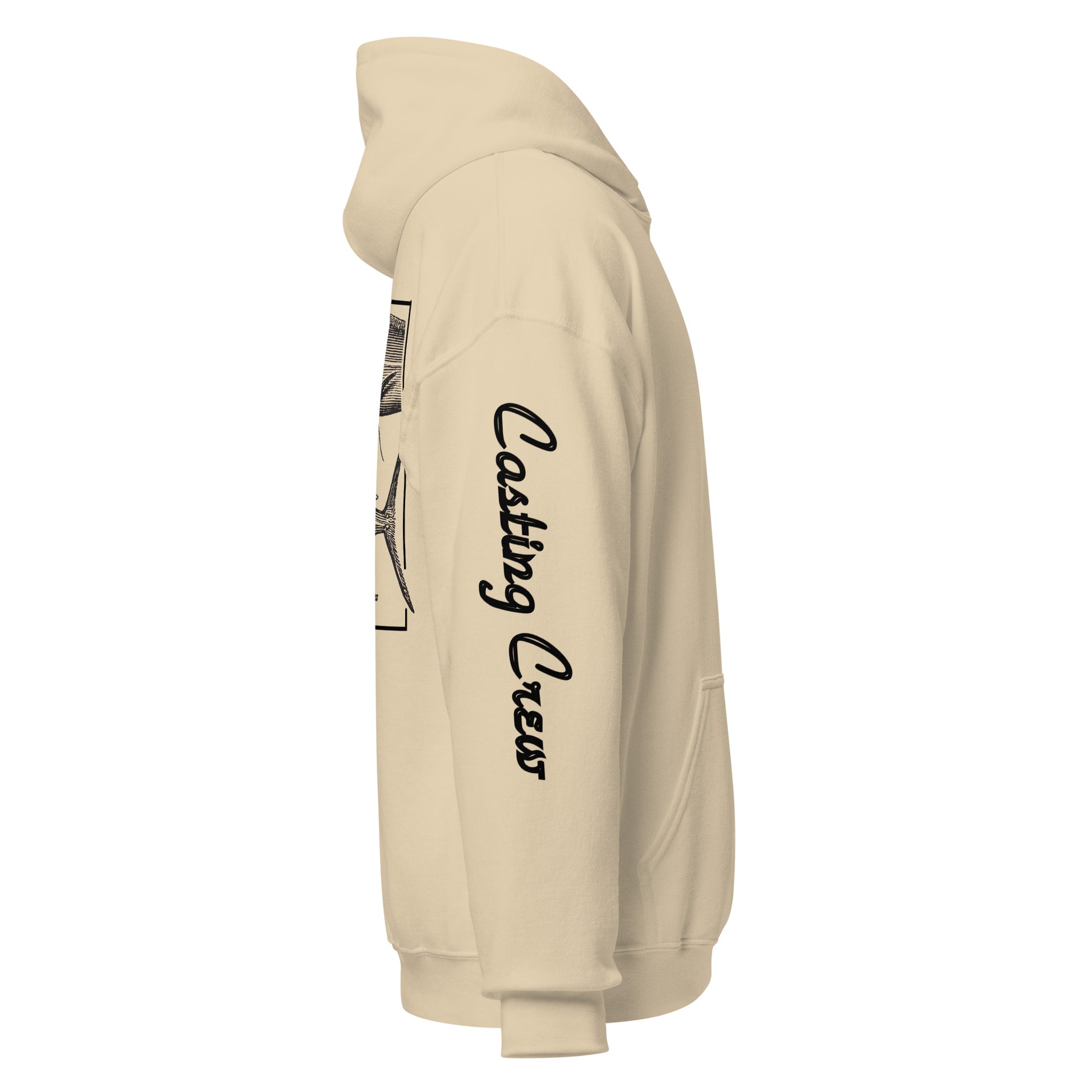 Casting Crew Sand Marlin Fishing Hoodie Side